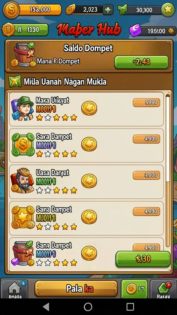 Tampilan antarmuka yang user-friendly dan menarik.
