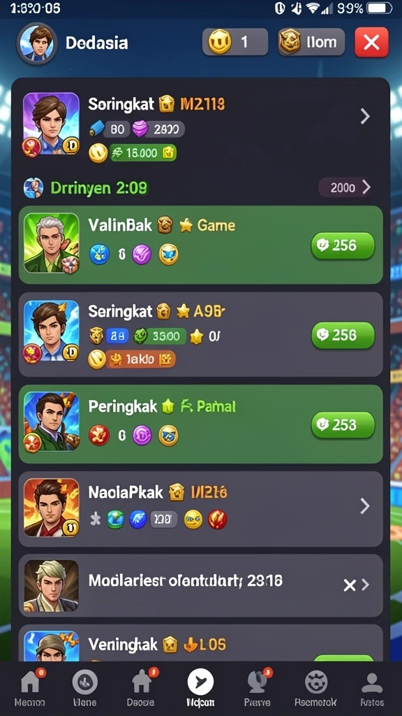 Berbagai tema slot yang menghibur dan bervariasi.