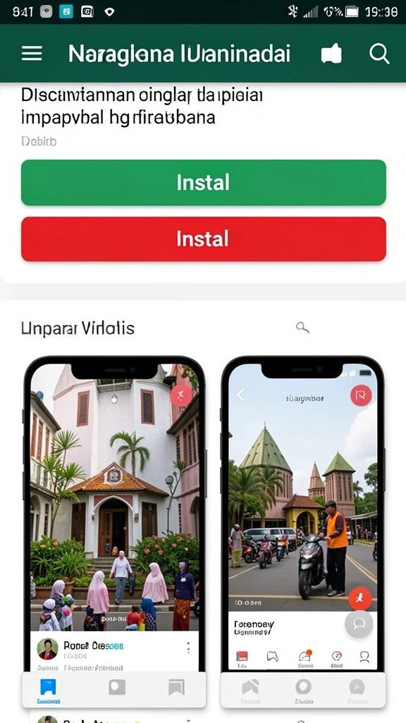 Berbagai mode permainan yang dapat dipilih dengan mudah.