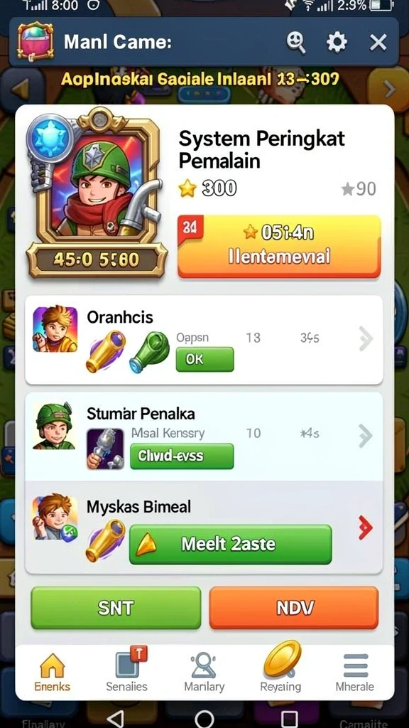 Tampilan antarmuka yang ramah pengguna.