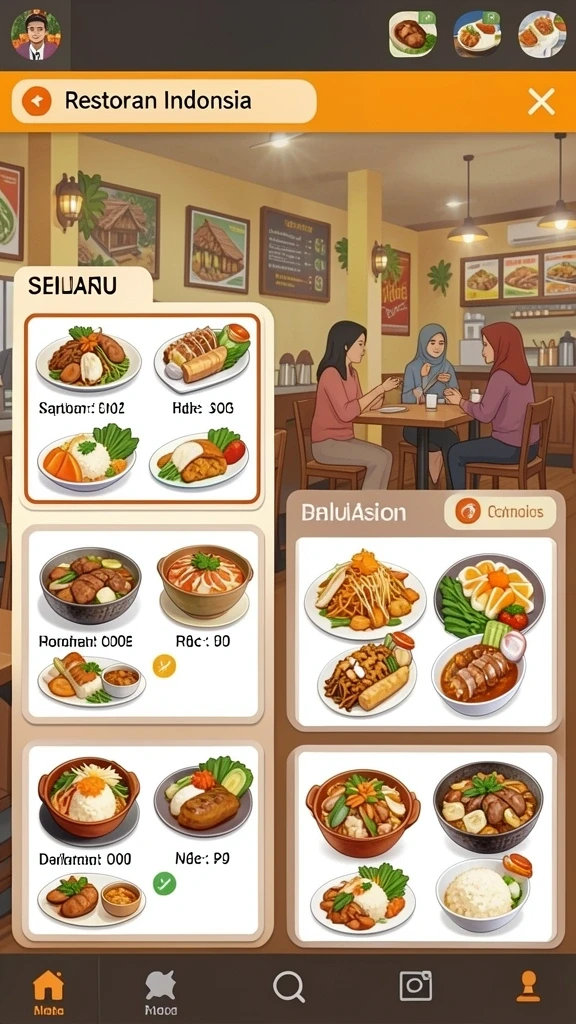 Tampilan antarmuka yang menarik dan mudah digunakan.