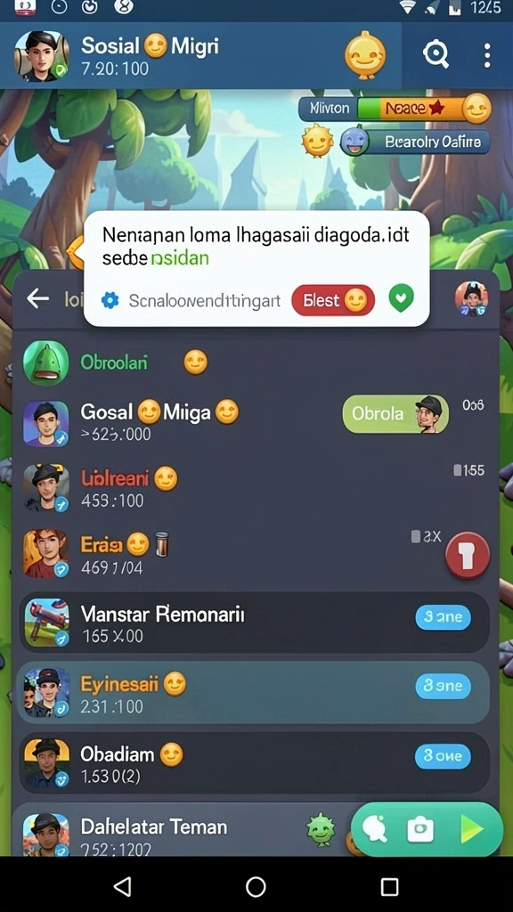 Tampilan antarmuka yang modern dan menarik.