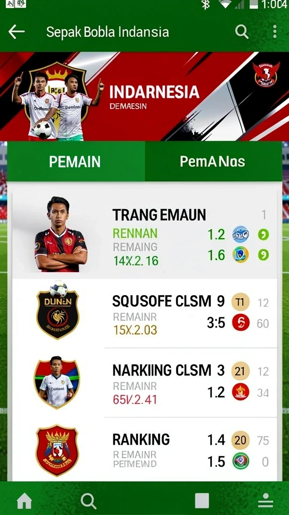 Antarmuka pengguna yang intuitif dan mudah digunakan.