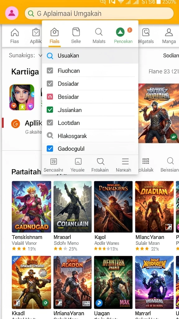 Tampilan antarmuka yang user-friendly dan menarik.