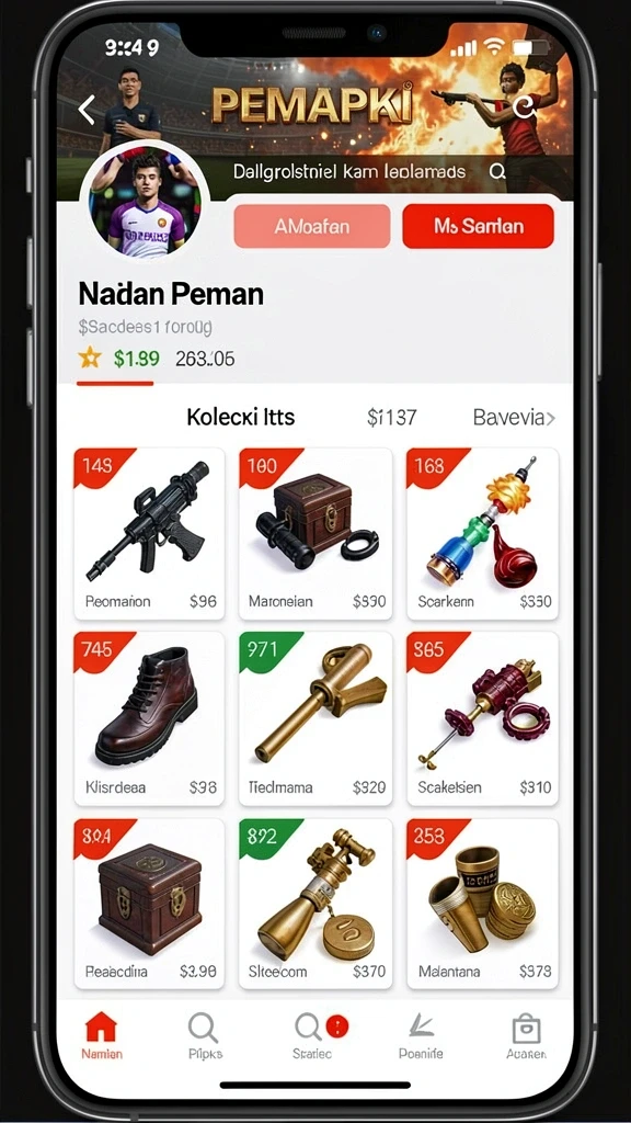 Tampilan awal aplikasi HOKI777 yang menarik dan ramah pengguna.
