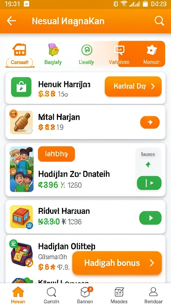 Tampilan antarmuka yang menarik dan mudah dinavigasi.