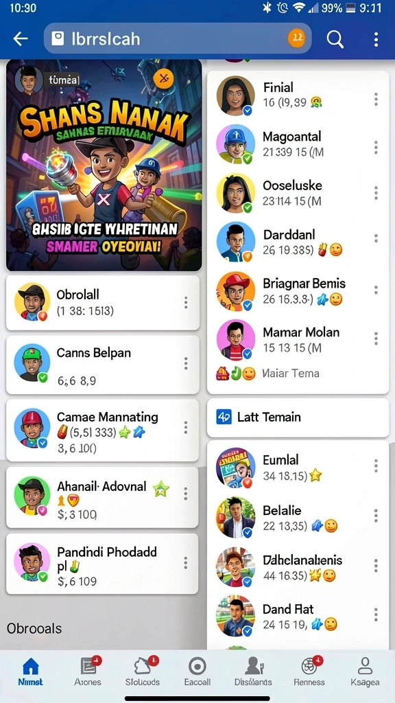 Tampilan antarmuka pengguna yang menarik.