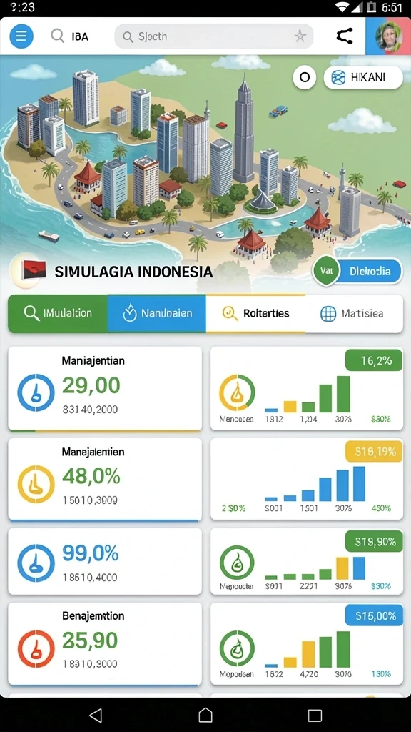 Tampilan antarmuka yang user-friendly.