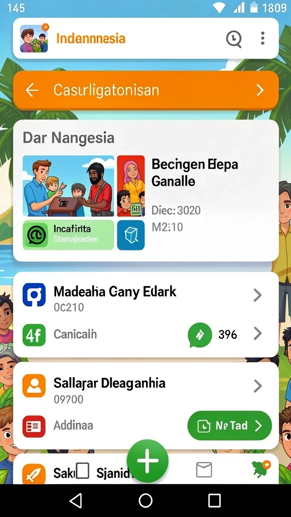 Level yang menantang dengan berbagai rintangan.