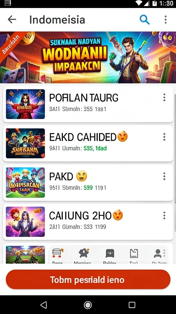 Grafik yang menarik dan efek suara yang realistis.