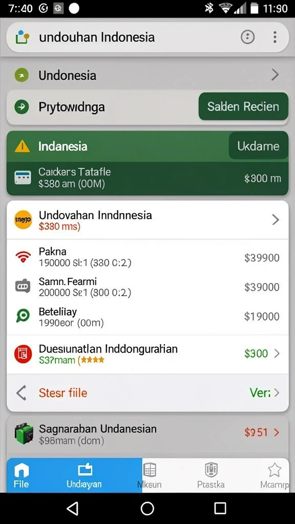 Tampilan antarmuka MEGA188 yang bersih dan mudah dinavigasi.