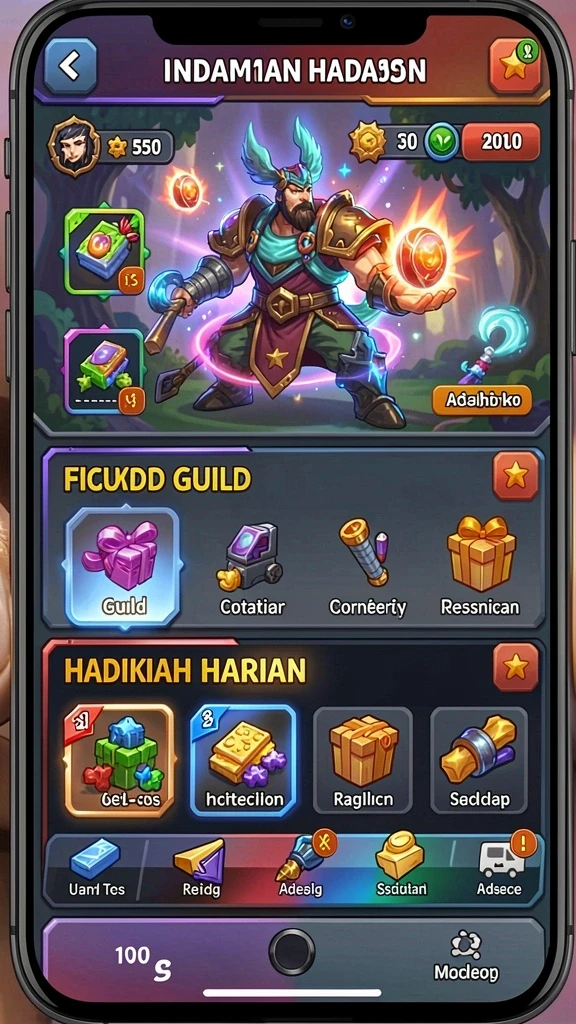 Tangkapan layar dari mode multiplayer yang seru.