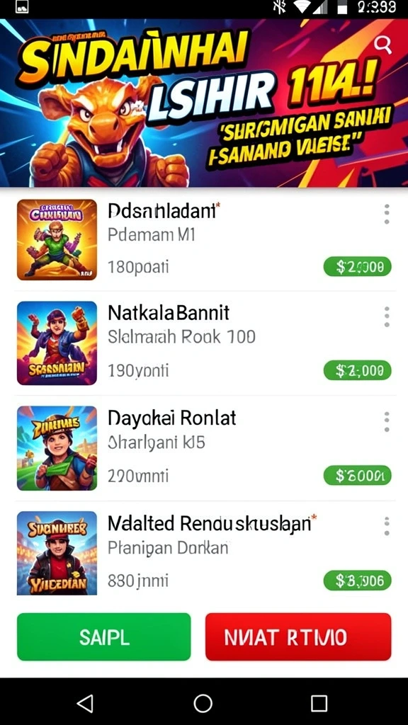 Karakter menarik yang bisa kamu pilih dan mainkan.