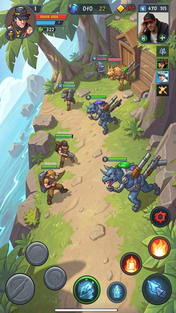 Mode multiplayer yang memungkinkan kompetisi seru.