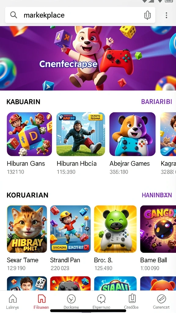 Tampilan utama game RPRR yang menarik.