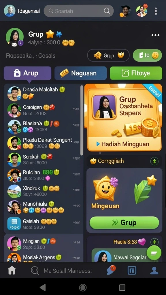 Tampilan antarmuka yang user-friendly.