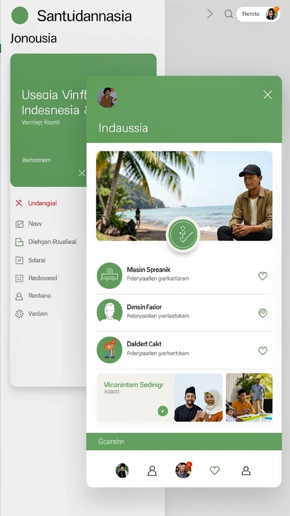 Karakter-karakter unik dan menarik.