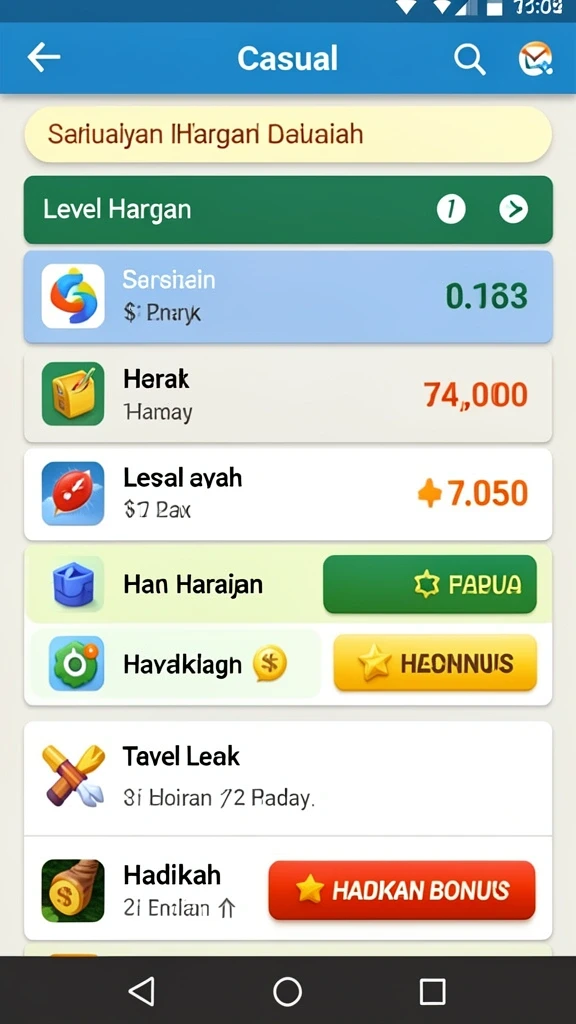 Tangkapan layar menunjukkan karakter kustomisasi unik yang bisa dipilih.