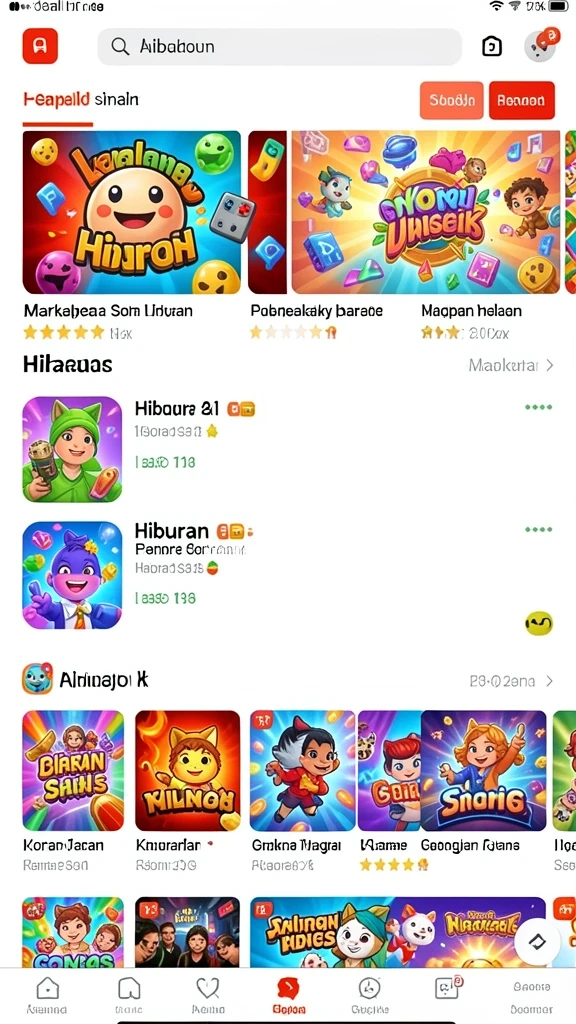 Beragam pilihan permainan yang mengasyikkan untuk semua usia.