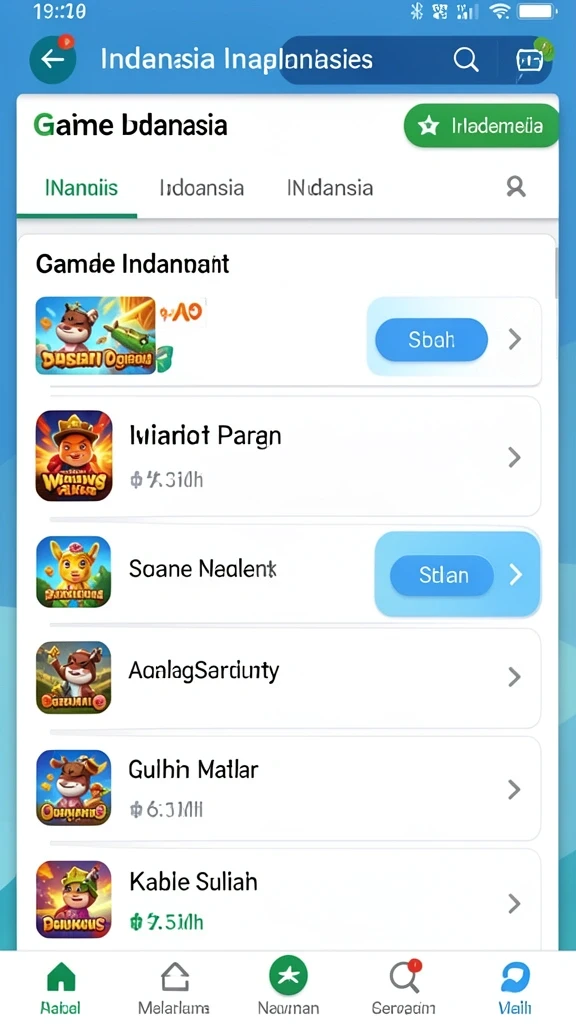 Berbagai pilihan permainan yang menghibur dan seru.