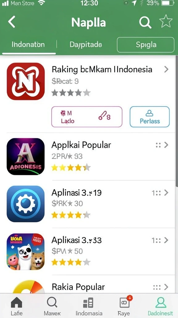 Tampilan antarmuka yang sederhana dan menarik.