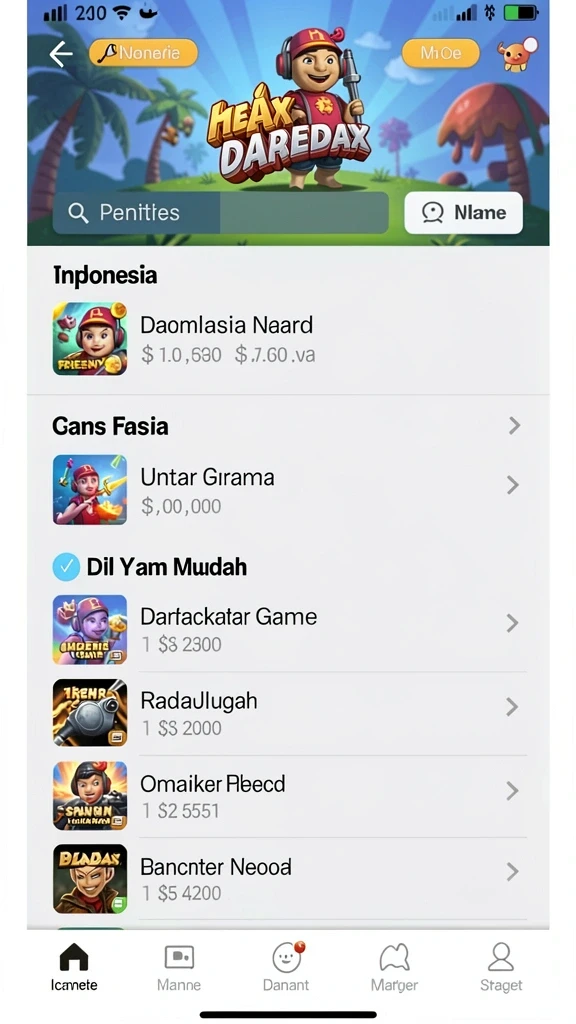 Tangkapan layar kedua memperlihatkan level baru dengan latar belakang yang menakjubkan.
