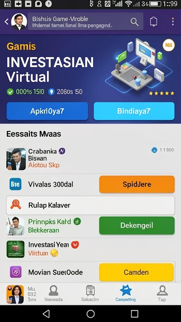 Bersosialisasi dengan pemain lain dalam mode multiplayer.